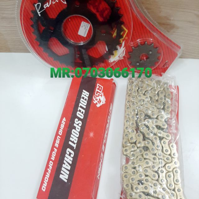 BỘ NHÔNG SÊN DĨA VÀNG REDLEO GẮN RAIDER SATRIA GẮN VỪA NHƯ ZIN K CẦN CHẾ GÌ HẾT