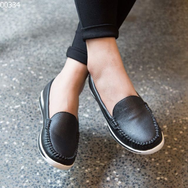 Giày bệt moka basic da bò | BigBuy360 - bigbuy360.vn