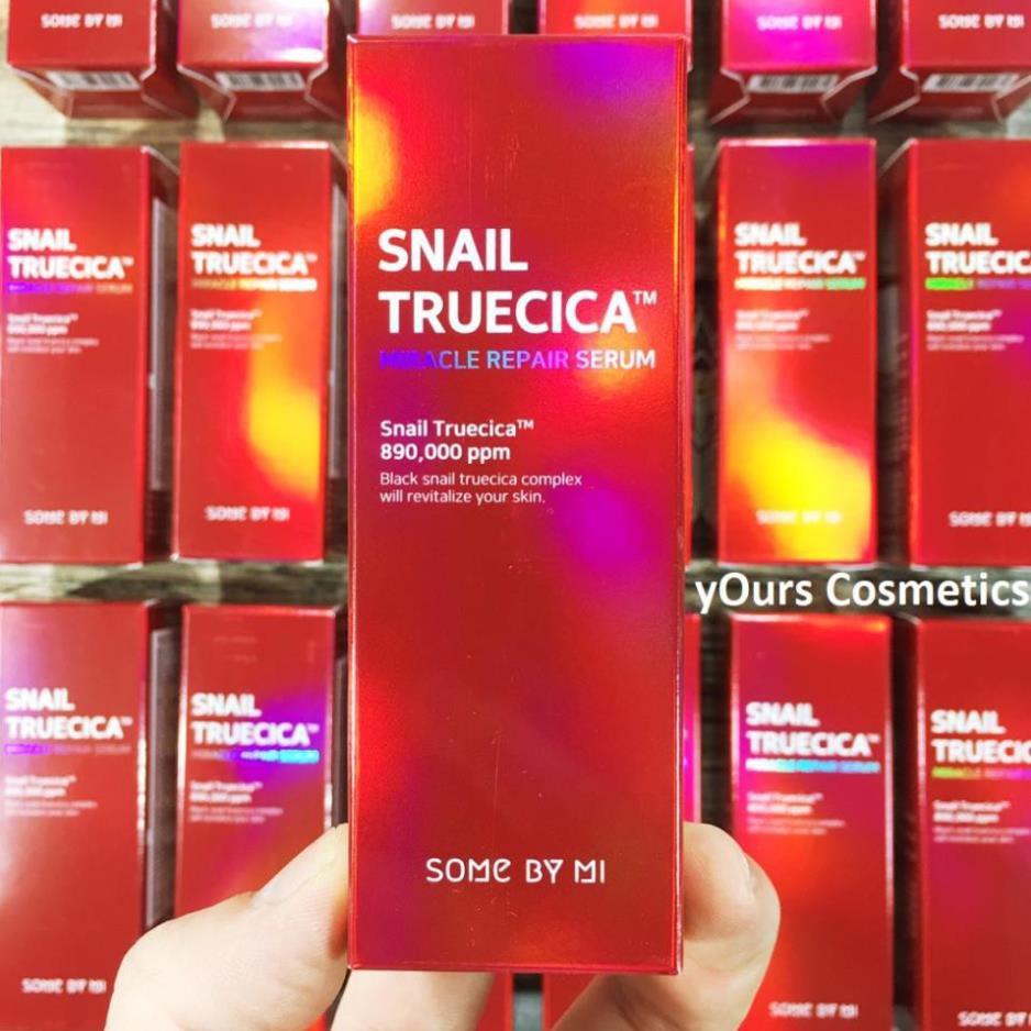 [ĐỔI TRẢ 1-1]Serum Ốc Sên Some By Mi Snail Truecica - Tinh Chất Ngừa Sẹo Mờ Sẹo Mụn Thâm Mụn Some By Mi Miracle Repair