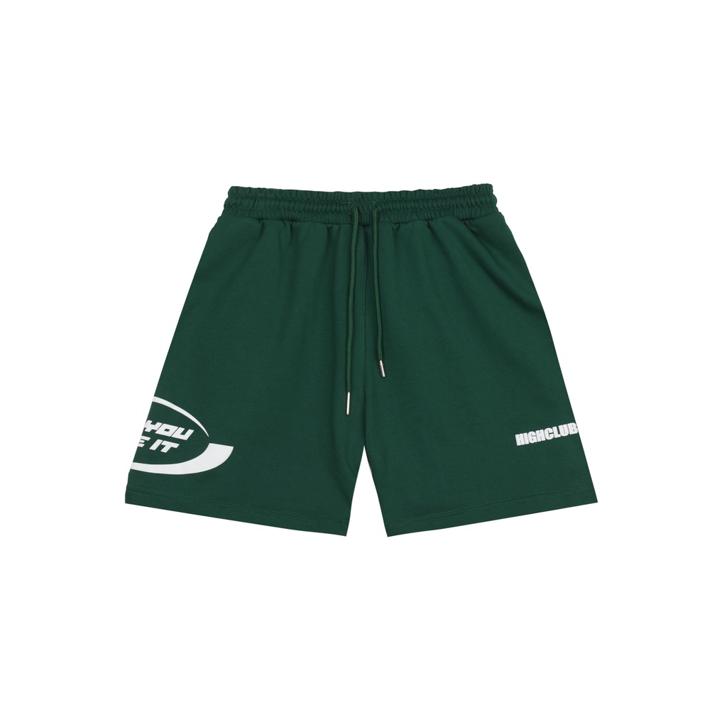 Quần Short WISHES Unisex Nam/Nữ 4 màu Đen/Nâu/Xanh Lá/Xanh Dương - HIGHCLUB Brand Chính Hãng