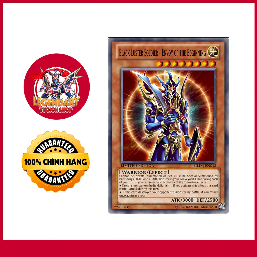 [EN-FR-JP][Thẻ Bài Yugioh Chính Hãng] Black Luster Soldier - Envoy Of The Beginning