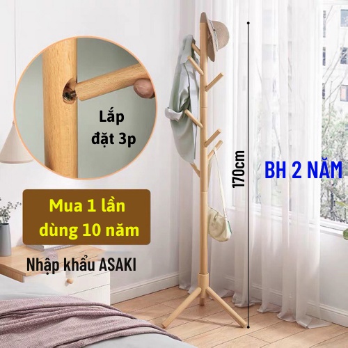 Cây Treo Quần Áo, Giá Treo Quần Áo Bằng Gỗ Trang Trí Phòng