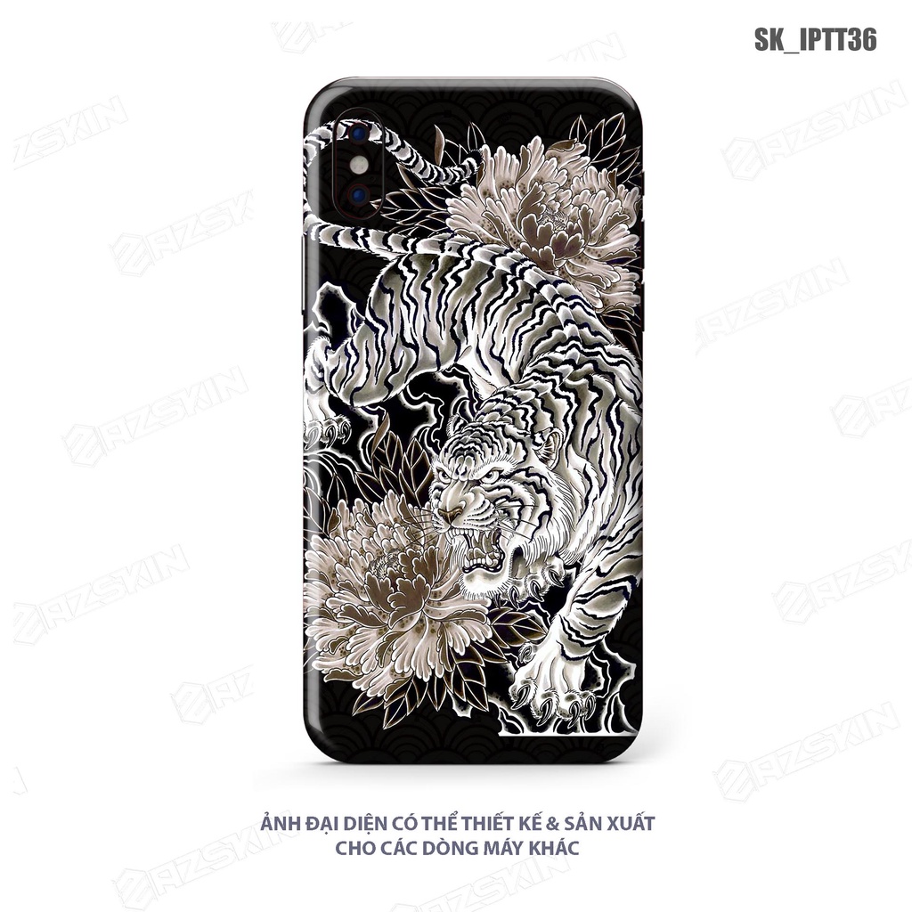 Miếng Dán Skin Full Lưng Viền Độc Lạ IPhone 11/14 Pro Max |SK_IPTT36| Chất Liệu Nhập Khẩu, Khuôn Cắt CNC, Dễ Dán Tại Nhà