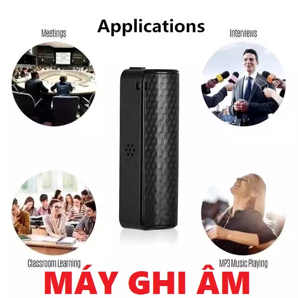 Máy ghi âm cao cấp T-70 Cực kỳ to rõ Pin khủng ghi âm 25 ngày liên tục Bộ nhớ 8GB 32GB - Bảo hành 12 tháng