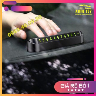 Biển Báo Số Điện Thoại AUTO137 Gắn Taplo Xe Hơi