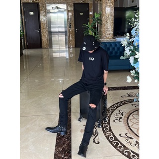 [AKA CLOTHING] Áo thun Unisex AKA ĐEN 100% Cotton
