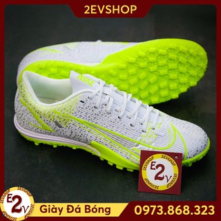 Giày đá bóng thể thao nam 𝐌𝐞𝐫𝐜𝐮𝐫𝐢𝐚𝐥 𝐕𝐚𝐩𝐨𝐫 𝟏𝟒 Xám Chuối, giày đá banh cỏ nhân tạo cao cấp - 2EVSHOP
