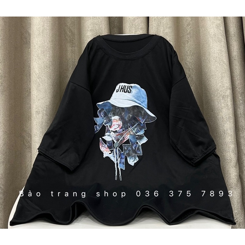 [ẢNH THẬT] Áo Thun Tay Lỡ Hình Cá Tính Unisex Nam Nữ Ulzzang Chất Coton Su FREESIZE