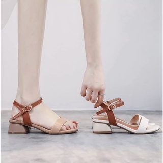 (Được kiểm hàng) Dép sandal cao gót hàn quốc 3p bền, đẹp siêu xinh.