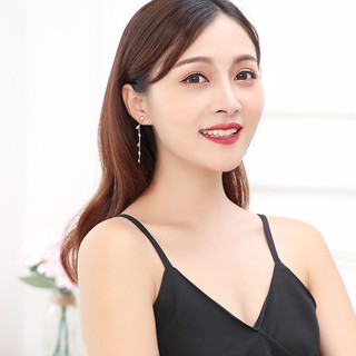 Khuyên tai lá 2 màu
