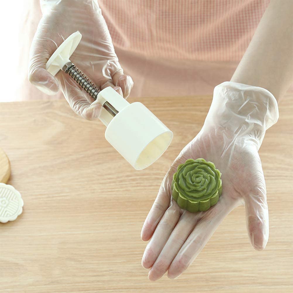 Khuôn Nhấn Tay Làm Bánh Trung Thu Thủ Công DIY