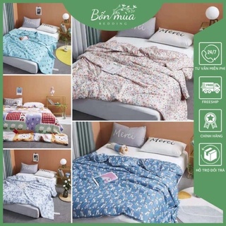 Chăn Hè, Mền Hè Thu Chăn Thun Lạnh Cực Mát - kích thước 2mx2m3, dùng đắp hè thu, văn phòng - hàng nhập cao cấp