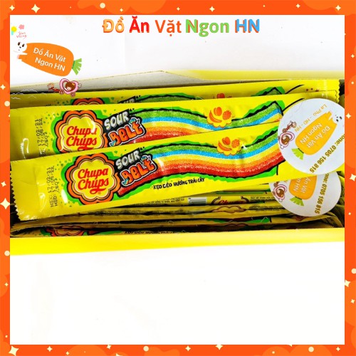 Kẹo Chupa Chups Sour Belt Kẹo Dẻo Hương Trái Cây Bánh Kẹo Đồ Ăn Vặt Ngon Cho Trẻ Em