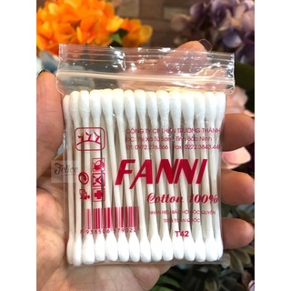 🍀Gói Tăm Bông 100 Que Thân Gỗ