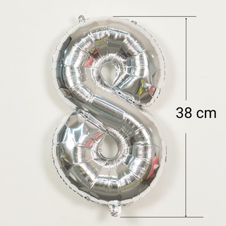 Bóng số 16inch~38cm trang trí sinh nhật cho bé