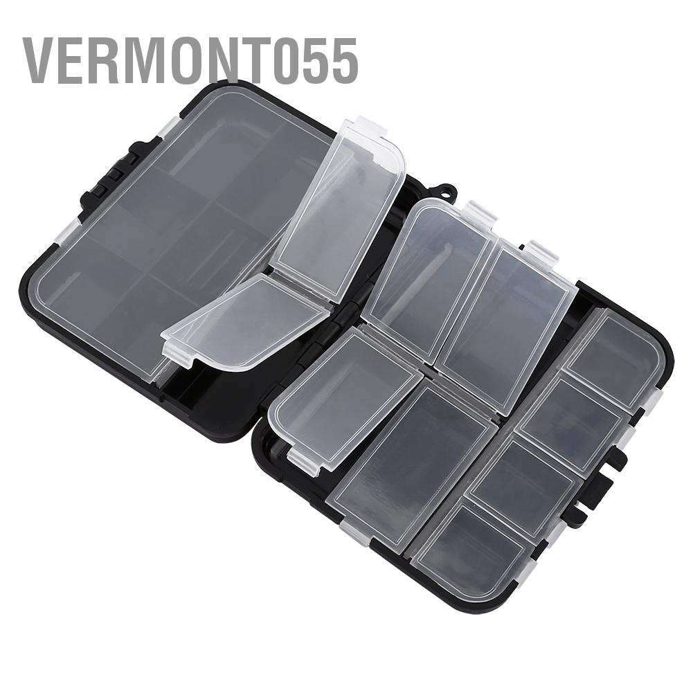 Hot Deals26 Individual Compartments Portable Fishing Baits Durable Plastic Storage Box BlackSpot ExpressVermont055