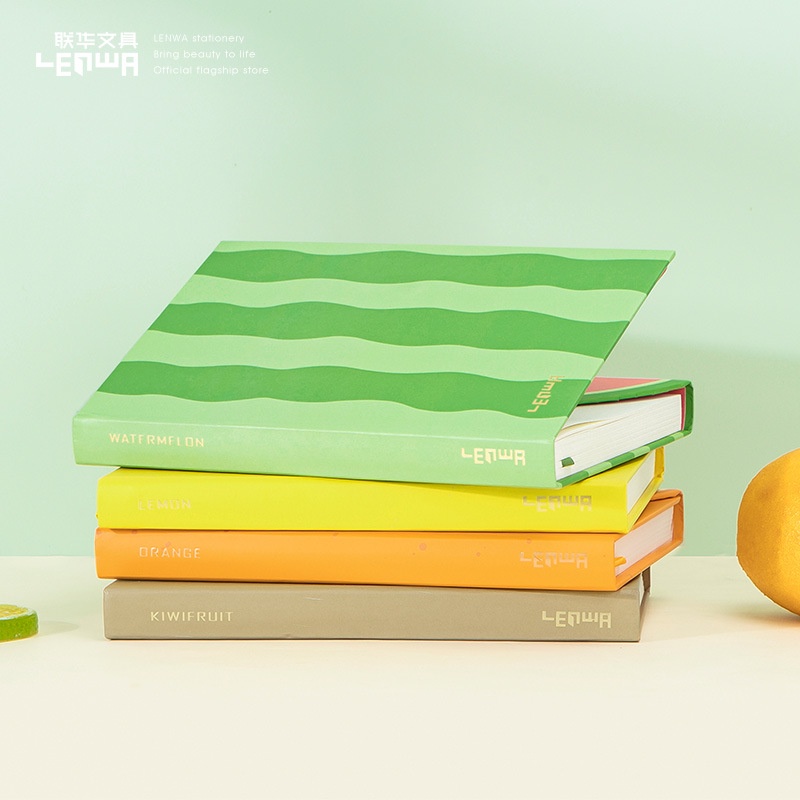 Sổ kế hoạch mục tiêu chi tiêu học tập và làm việc để bàn cỡ B6 224 trang FRUIT WALLET
