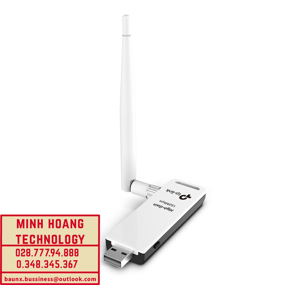 USB thu sóng tiện lợi Wifi TP-Link WN722N | BigBuy360 - bigbuy360.vn