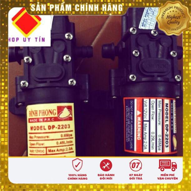 Máy bơm cao áp mini tự ngắt 12v 30w đỉnh phong-PT