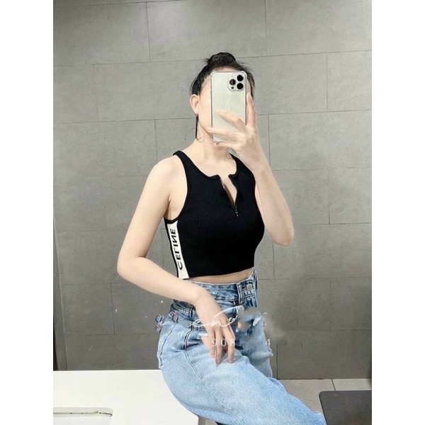 ÁO BA LỖ KHOÁ CHỮ CL EO MS80197