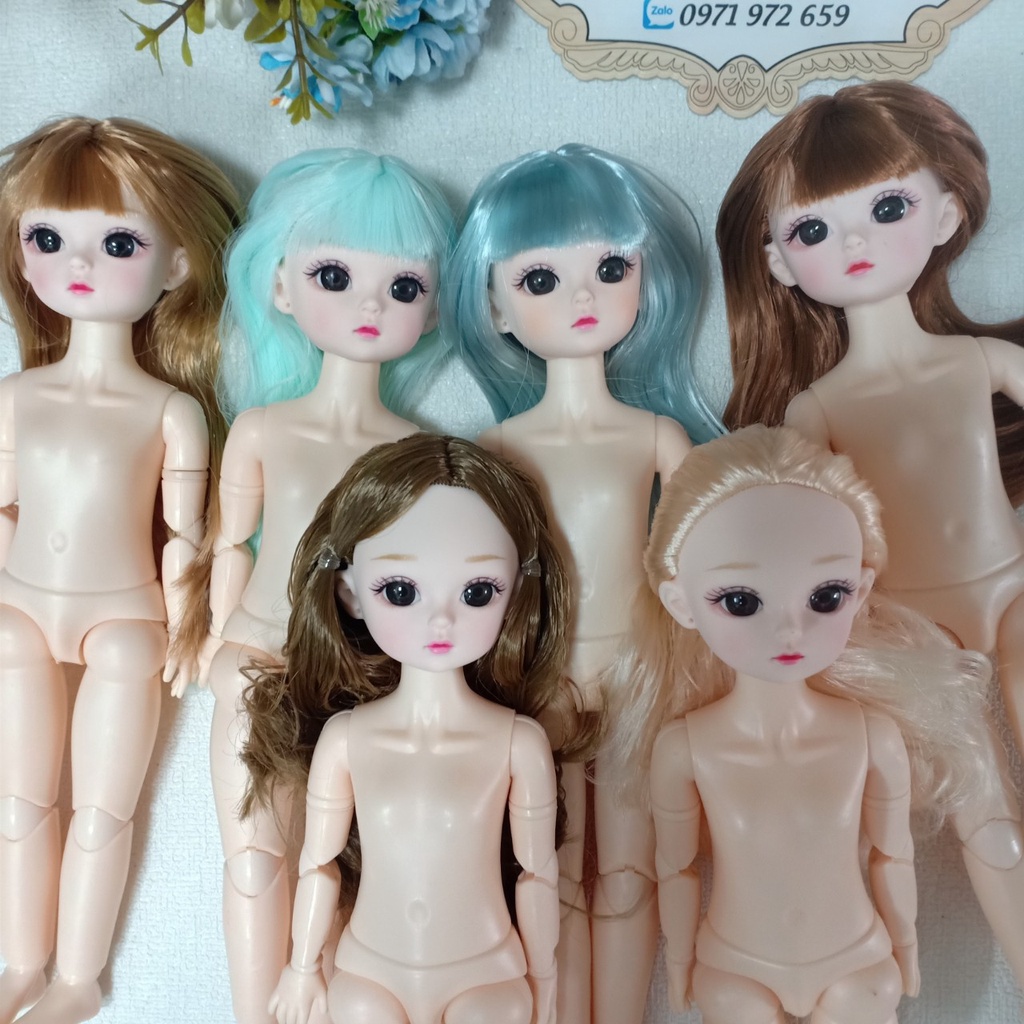 Búp Bê baboliy 30cm mẫu mới không kèm đồ ,tặng giày cao gót