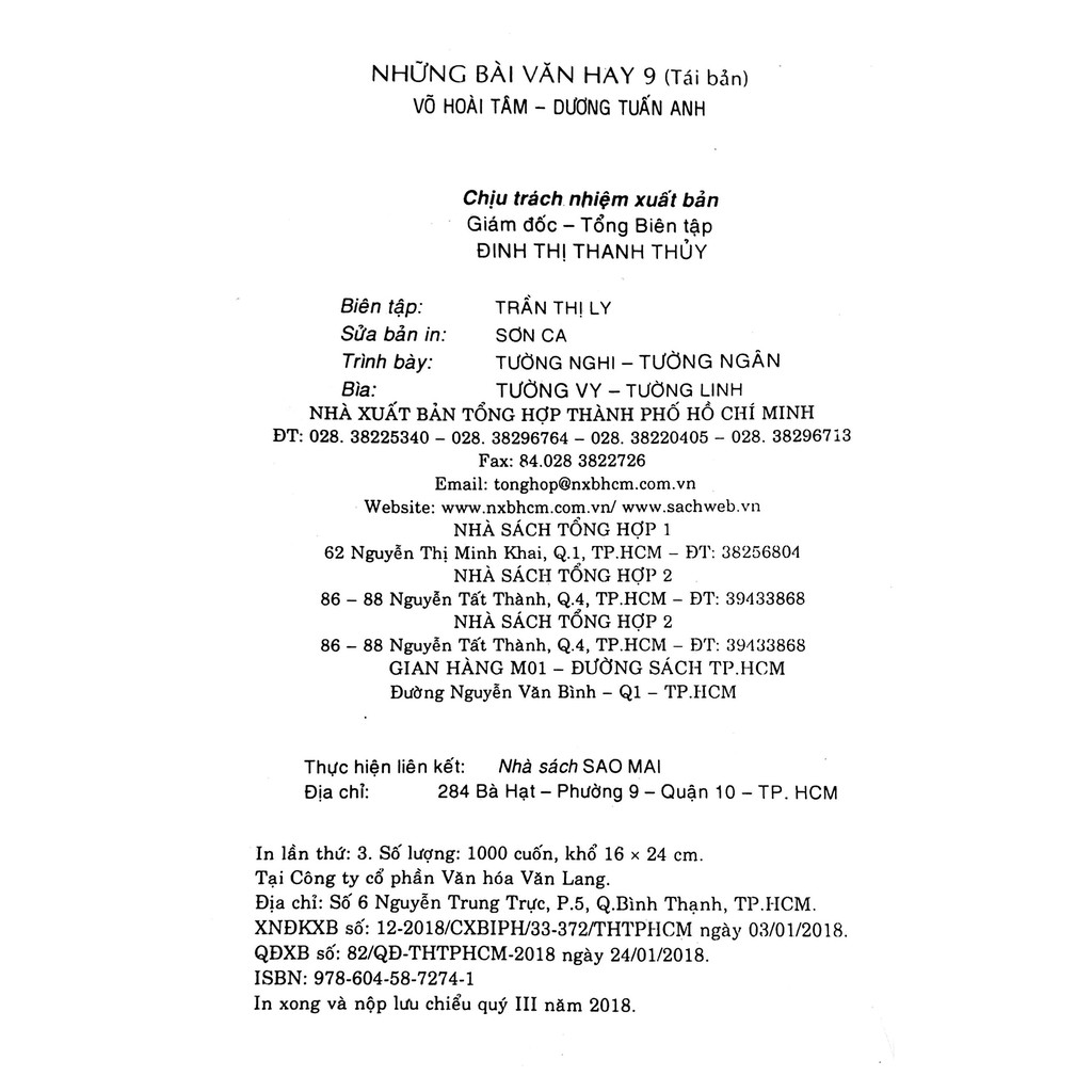 Sách - Nhưng Bài Văn hay Lớp 9