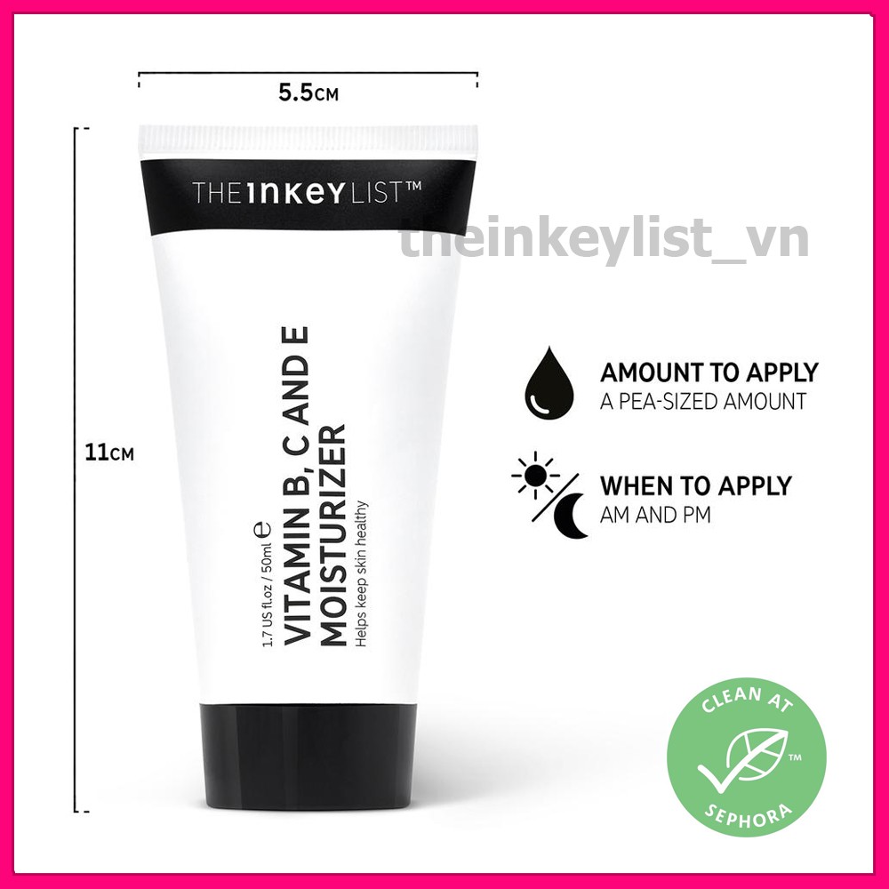 [FREE SHIP] KEM DƯỠNG ẨM VITAMIN B, C VÀ E - THE INKEY LIST ❤️ THE INKEY LIST ❤️