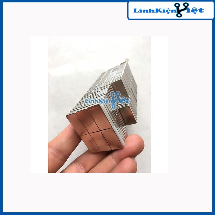 Nam Châm Đất Hiếm Chữ Nhật Nhiều Kích Thước - 1 Viên