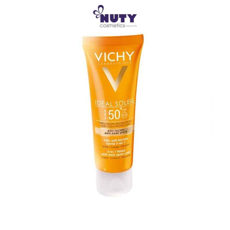 vichy ideal soleil 50 anti taches anti dark spots