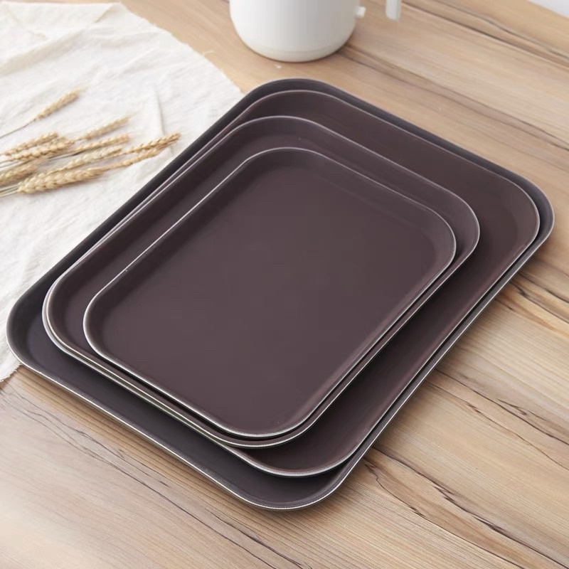 Khay Nhựa Chống Trượt Phục Vụ Cao Cấp Đủ Size