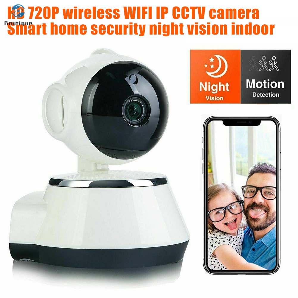 HD 720P Wireless WIFI IP CCTV Camera Smart Home Security Night Vision Indoor