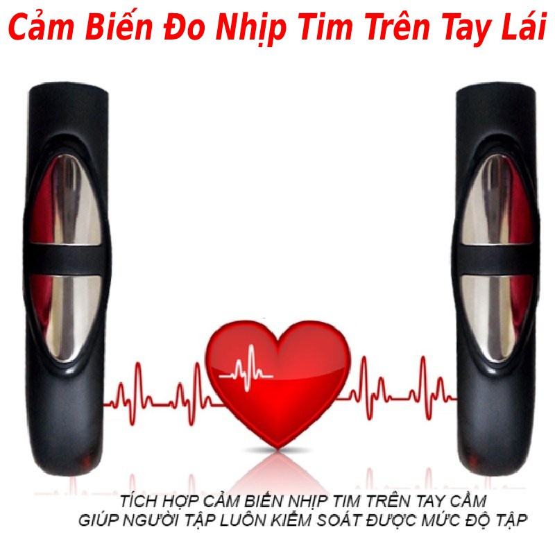 Xe đạp tập thể dục tại nhà Queen X9 tặng combo 4 quà bao gồm má phanh dự phòng, đo nhịp tim, đồng hồ, giá đỡ smartphone