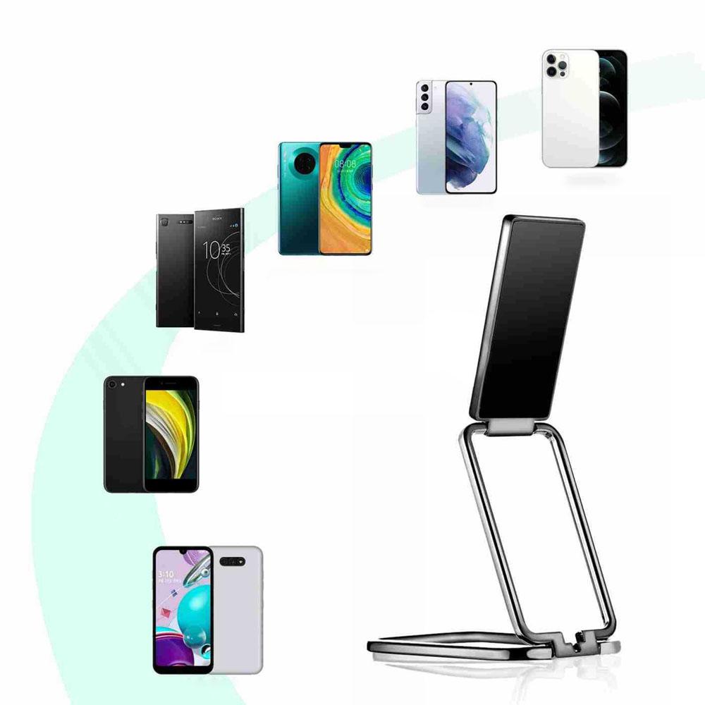 Giá Đỡ Điện Thoại Để Bàn Mini Bằng Kim Loại Có Thể Điều Chỉnh