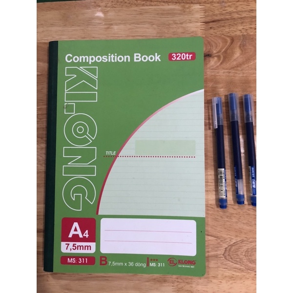 Sổ may dán gáy A4-KLONG