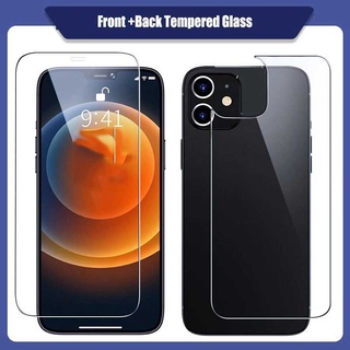 [2 Trong 1] trước và sau Kính cường lực cho iPhone 15 Pro Max 15 Plus 14 Plus 11 12 13 14 Pro Max 13 12 mini trong suốt Miếng dán màn hình Bảo Vệ Màn Hình