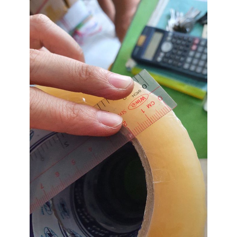 6 cuộn băng keo trong, đục 200 yard