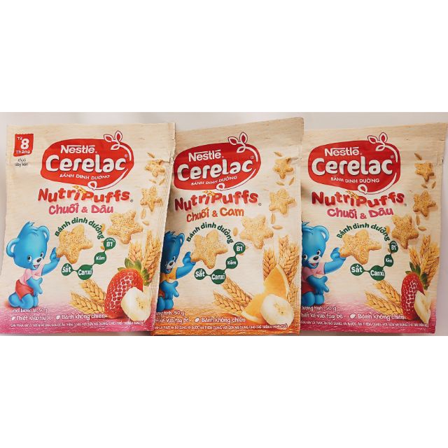 Bánh Ăn Dặm Nestle túi 50g(Hsd 19/1/2021)
