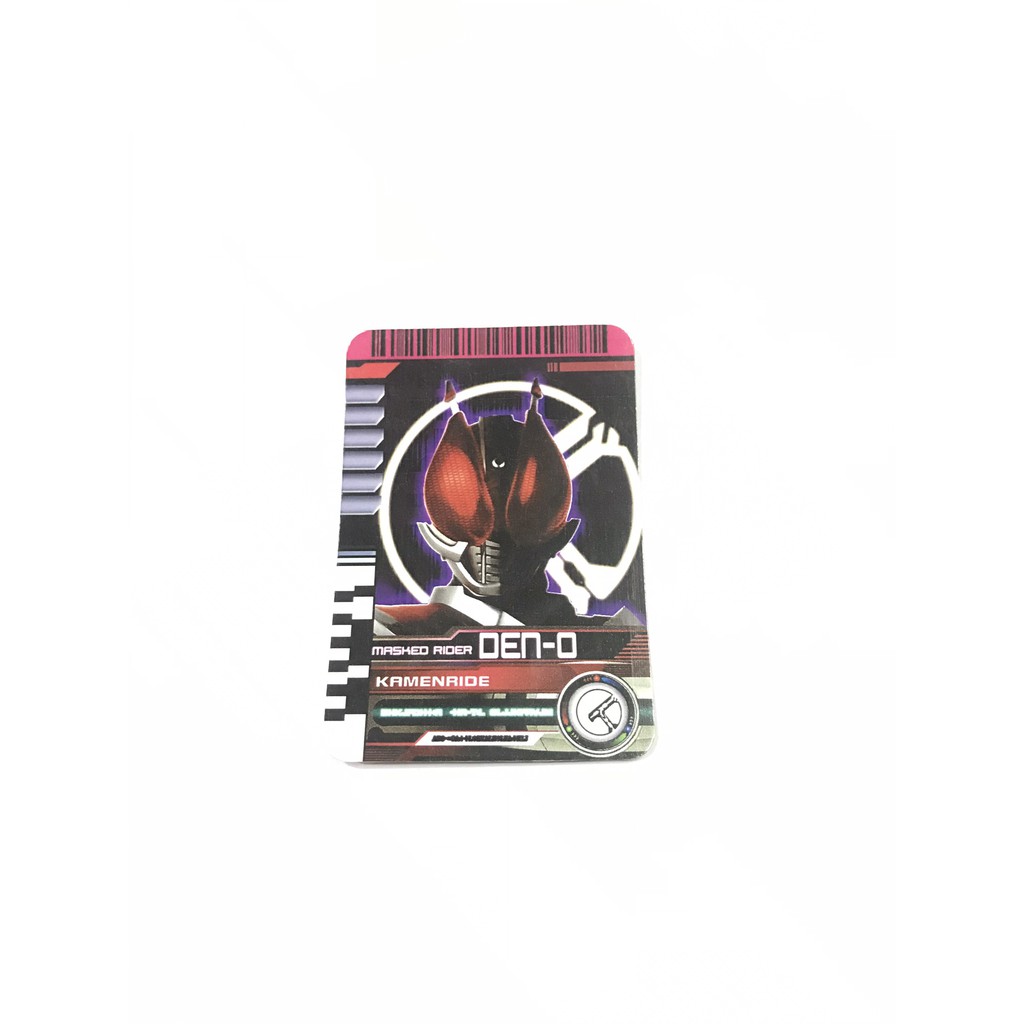 Thẻ bài sưu tầm card in kamen rider Decade đọc được 2 mặt trong Driver Kamen Rider Den-O