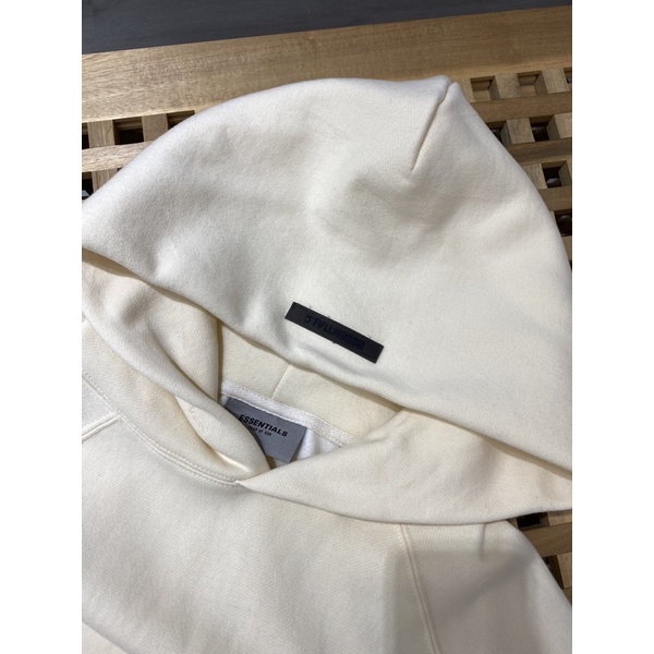 ⚡️[Hight Quality] - Áo Fear of God Essentials Pull-Over Hoodie (SS21) Cream/Buttercream, áo hoodie FOG ESSENTIALS