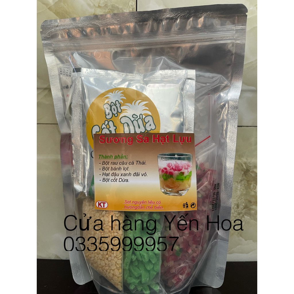 Set Sương Sa Hạt Lựu - 7 món