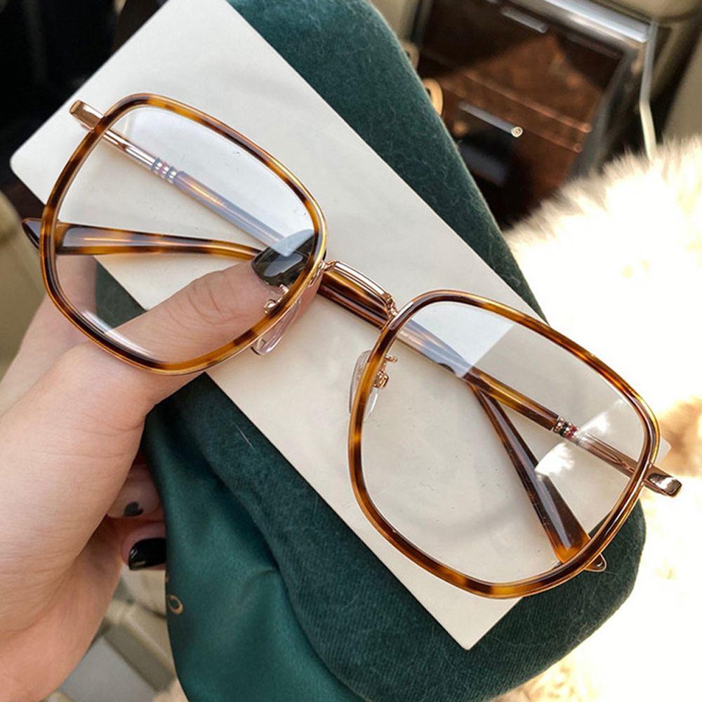 Mắt Kính Chống Bức Xạ Ánh Sáng Xanh Hình Vuông Phong Cách Vintage Cho Nam
