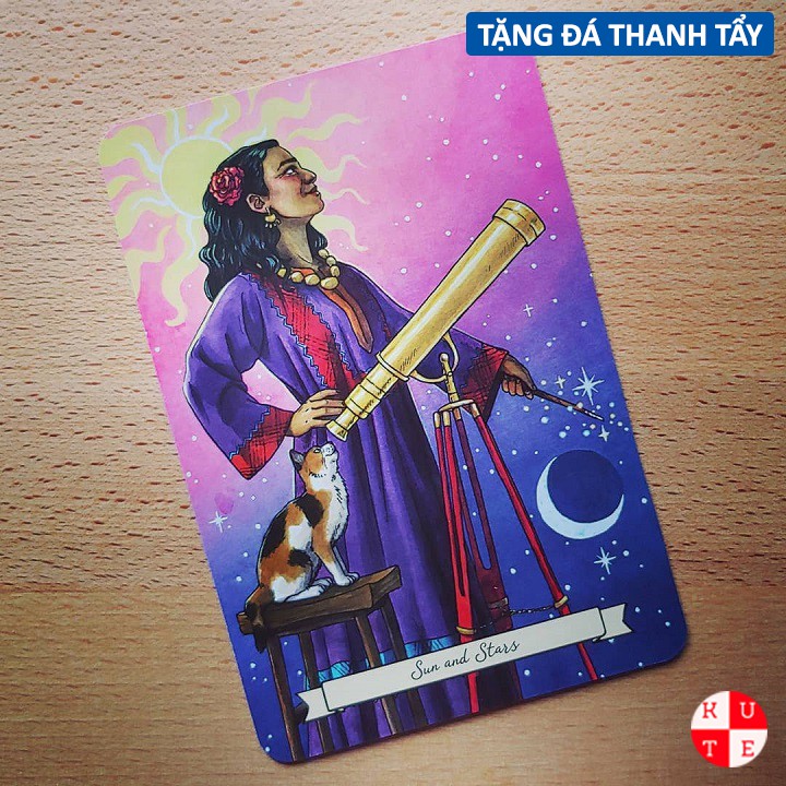 Bộ Bài Everyday Witch Oracle 40 Lá Bài Tặng File Tiếng Anh Và Đá Thanh Tẩy E74