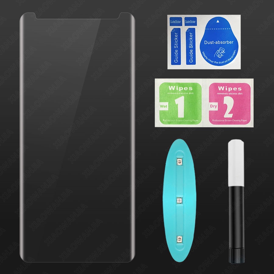 Kính cường lực màn hình điện thoại keo UV chống nhìn trộm cho Samsung Galaxy Note 8 9 10 Plus 20 S21 S22 S23  S20 Ultra S8 S10 S9 Plus