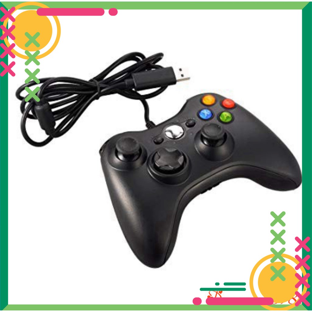 [FREE SHIP] Tay Cầm Chơi Game Có Dây Microsoft Xbox 360 Hỗ trợ tất cả các thiệt bị Android , PC , Xbox, Androi TV