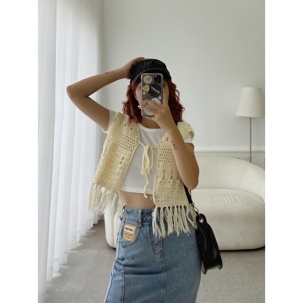 Sheri gilet - Áo gile đan - Somalyng.studio