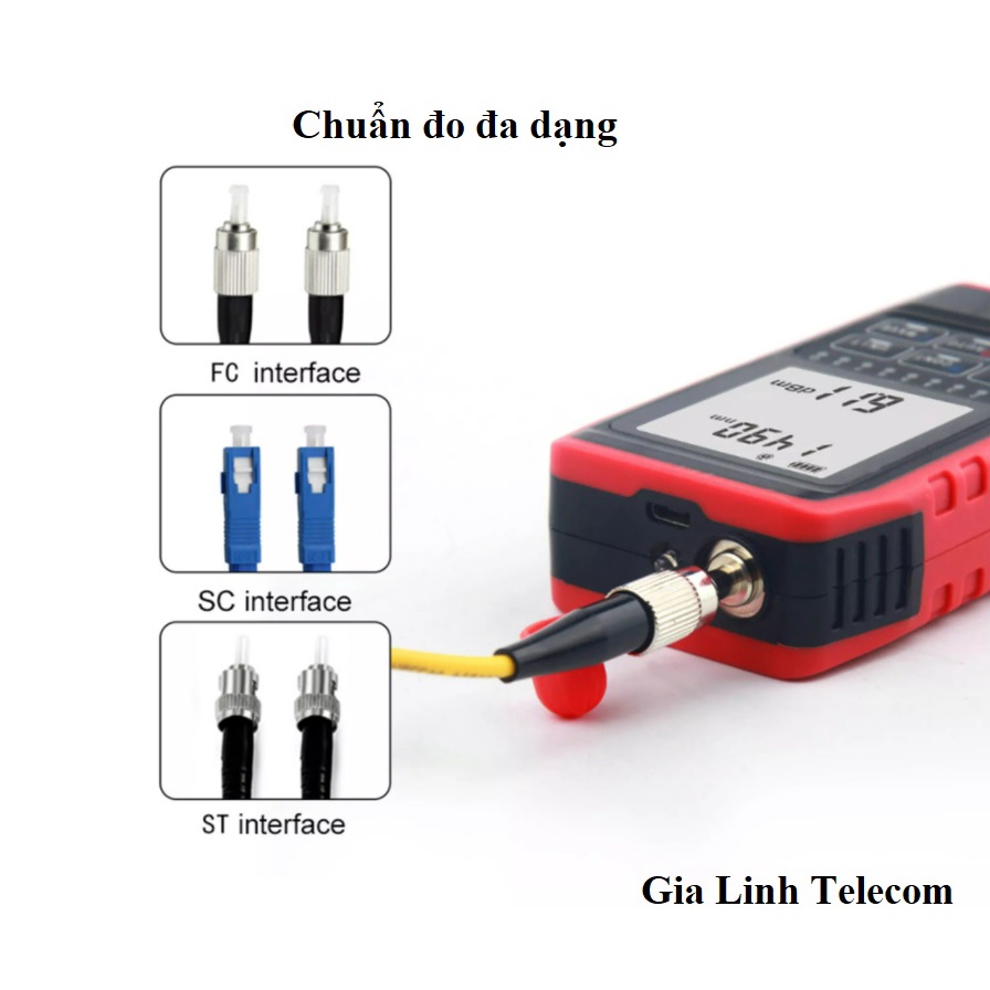 Máy đo công suất quang NOYAFA NF908 pin sạc - HÀNG CHÍNH HÃNG