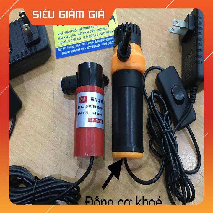 Máy bơm nước mini 12V | máy bơm 12V | Máy bơm nước máy cắt