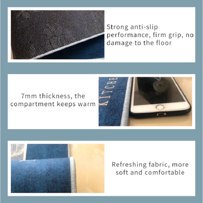 Thảm lót sàn in hình cây cối động vật độc đáo trang trí nhà tắm/ nhà vệ sinh