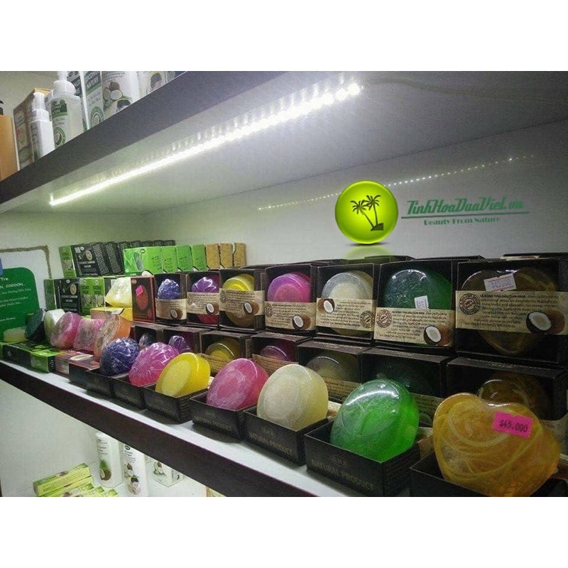 [Siêu Phẩm Trắng Da] Bộ túi tạo bọt và Xà Phòng Dầu Dừa Mật Ong BMB cao cấp 95gr