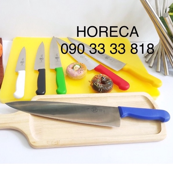 Dao bếp cán nhựa [nhiều màu], lưỡi dao sắc, tay cầm êm, chuyên dùng cho bếp